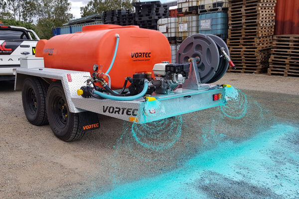 Polymer Soil Binder Sprayers: The Best Way to Stop Pump Failure 6 VORTEC P-series Polymer Soil Binder Sprayers designed to prevent polymer shearing and pump failure on construction sites.