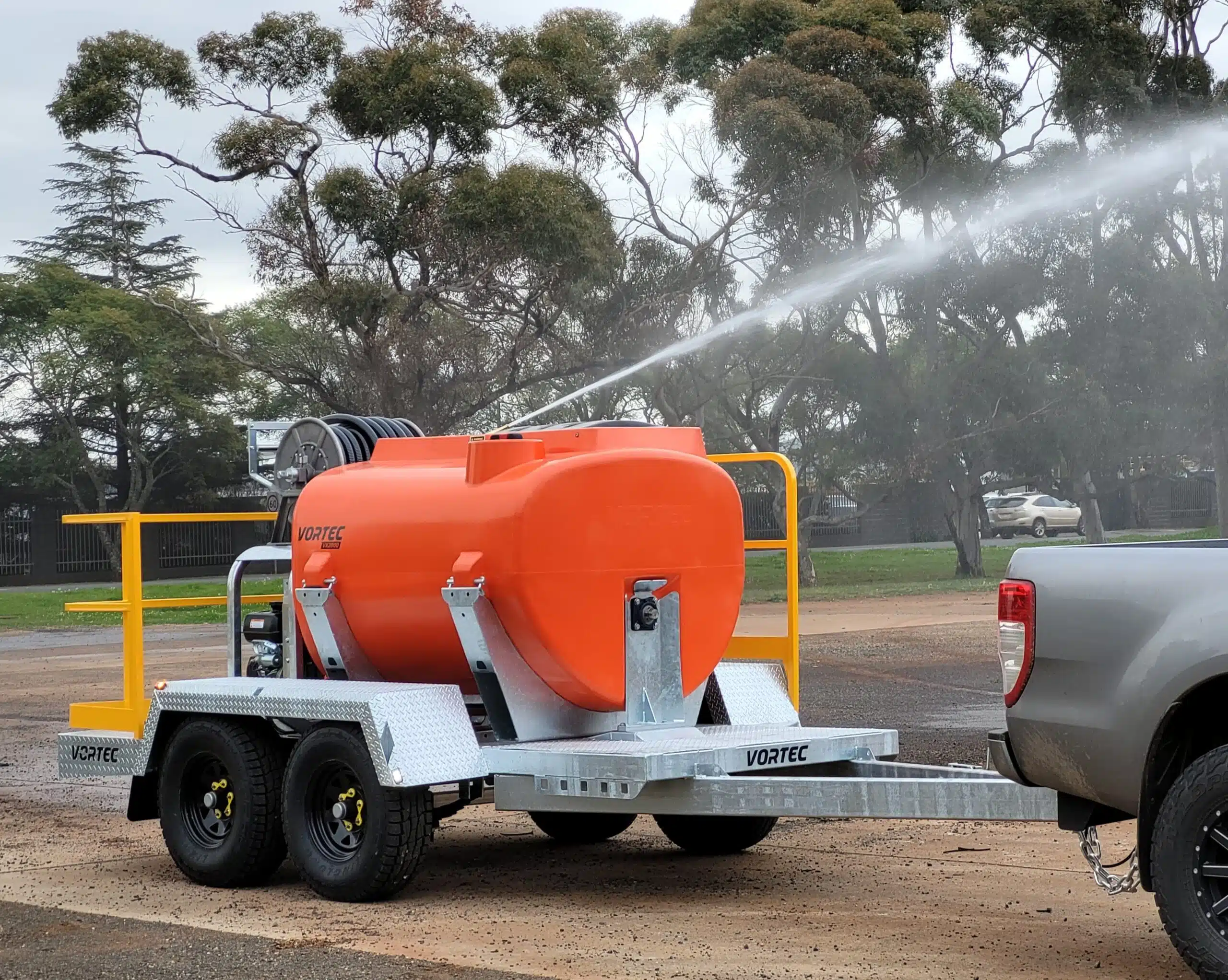 VX2000 hydromulcher Trailer