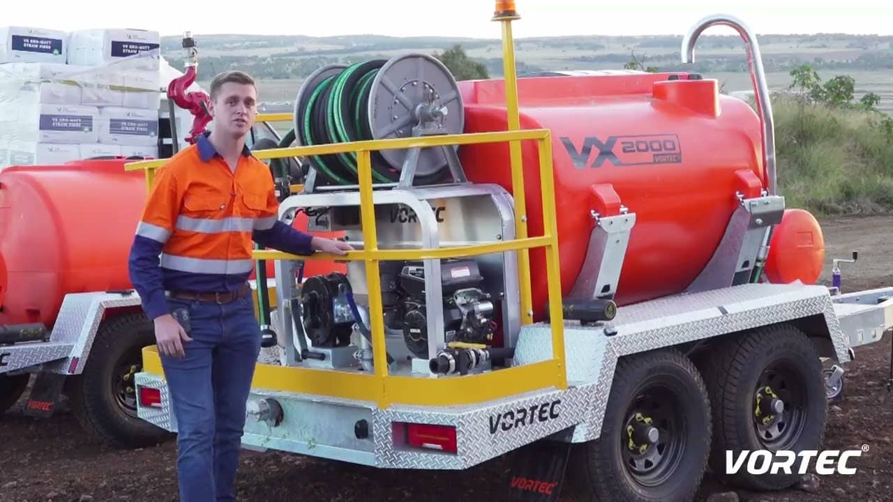 How Long Does It Take to Fill, Mix and Spray with the Vortec VX2000 Hydromulcher? 1